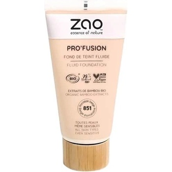 ZAO Pro'fusion Fluid Foundation make-up 851 Porcelain beige 30 ml