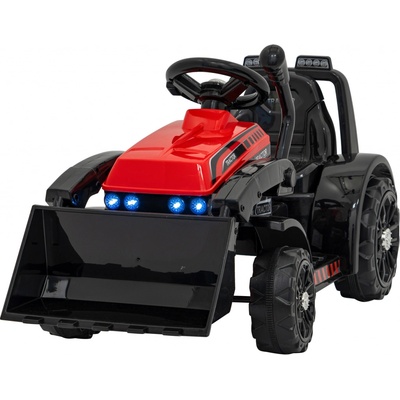 LeanCars Elektrický traktor s lyžicou G320 červený
