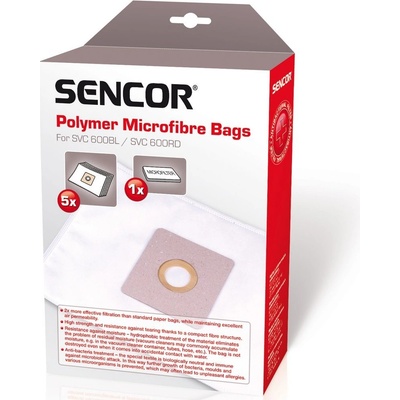 SENCOR SVC 600BL/RD MICRO 5 ks