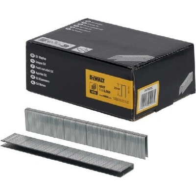 DSTSX22Z DEWALT SPONKY 18 GA DÉLKY 22mm x 1,3 mm SÍLA DRÁTU, 5000 ks, PRO AKU SPONKOVAČKU DCN681