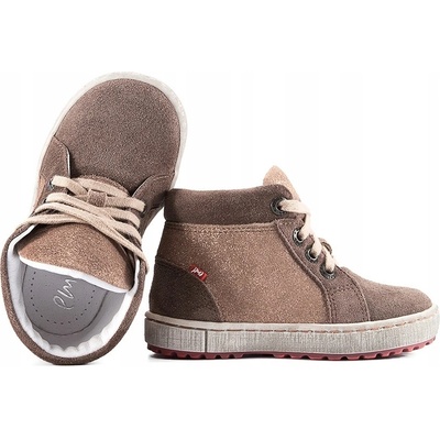 Emel E2601B-4 dívčí polobotky hnědá