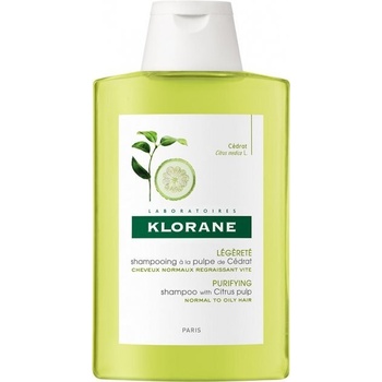 Klorane Cédrat šampon pro normální vlasy Shampoo with Citrus Pulp 200 ml