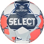 Select Състезателна хандбална топка Select Ultimate EHF Европа Лига V26 синьо/червено размер 3
