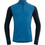 Devold Мъжко мериносово термобельо Devold Duo Active Zip Neck Merino base layer - Blue / Ink - размер XL (015-0347-1814)