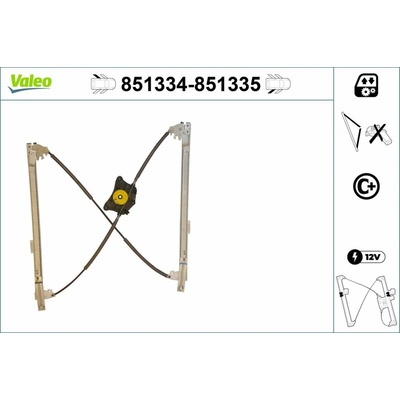 Zvedací zařízení oken VALEO 851335