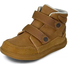 Bugga dětské celoroční barefoot boty NUVA Brown