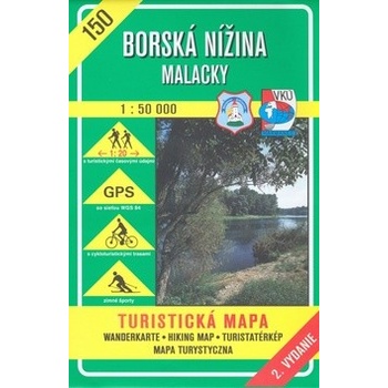 Borská nížina Malacky 1:50 000 150 Turistická mapa