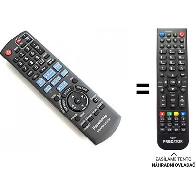 Dálkový ovladač Predátor Panasonic SC-PT880, SA-PT880, SC-PT880EPN2QAYB000515 – Hledejceny.cz