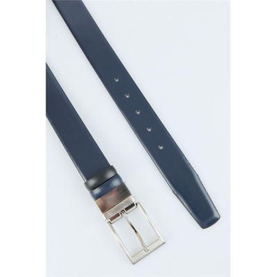 Centone Кожен колан - Черен/Син #269412 (269412_Тъмносин)