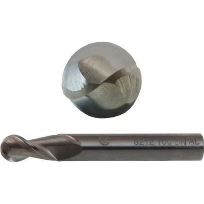 NÁSTROJE CZ Fréza 1-50/2mm, 2břity, stopka 4mm, R0,5 kopírovací, rádiusová - CZTK-6212-010-BN-AL-HA
