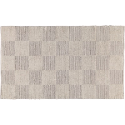 Cawo Килимче за баня Cawo шахмат ръчно изтъкано 60 x 100 см бежово (1005 366 60/100)