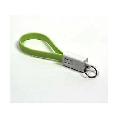Logo KUAMXJS02YQL USB (2.0), USB A M- USB micro M, 0,2m, světle zelený