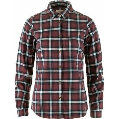 Fjällräven Övik Flannel Shirt Women Port-Breeze Blue