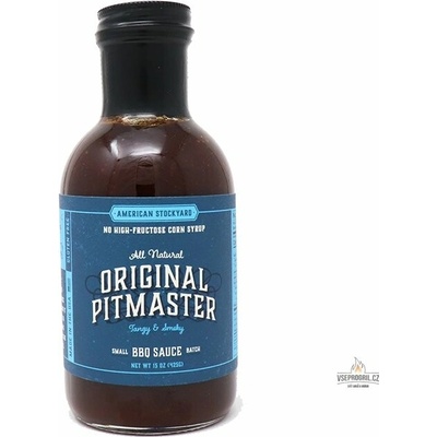 American Stockyard BBQ barbecue omáčka KC Pitmaster omáčka 355 ml