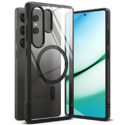 Удароустойчив твърд кейс за Samsung Galaxy S25 ultra от Ringke Fusion - Черен (8800274969094)