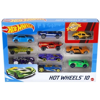 Mattel Hot Wheels Autíčka 10Pack