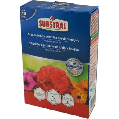 Substral Osmocote dlhodobé hnojivo pre balkónové kvety 750 g
