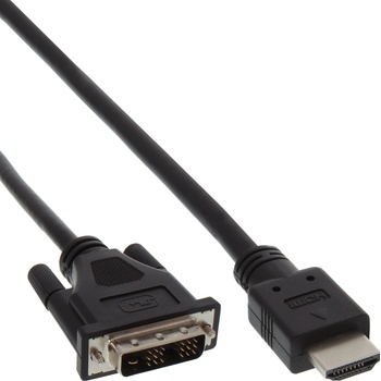 InLine 4043718064564 адаптер за видео кабел 2 м HDMI тип A (стандартен) DVI Черен (17662E) (17662E)