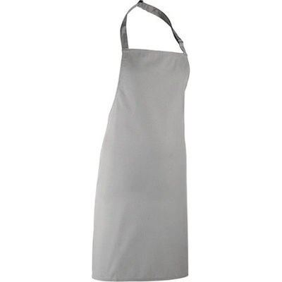 Premier Workwear Klasická zástěra za krk PR150 Silver Pantone 428 72x86cm