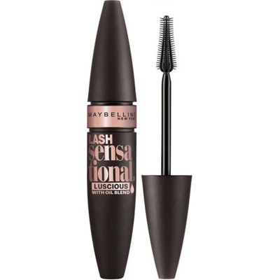 Maybelline Lash Sensational Luscious objemová predlžujúca vyživujúca riasenka Black 9,5 ml