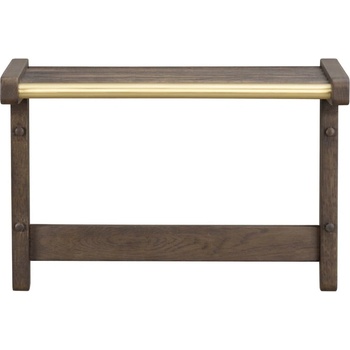 Rowico Тъмнокафява дъбова закачалка за стена Inverness - Rowico (120732)