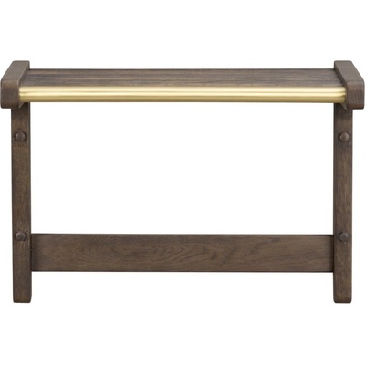 Rowico Тъмнокафява дъбова закачалка за стена Inverness - Rowico (120732)