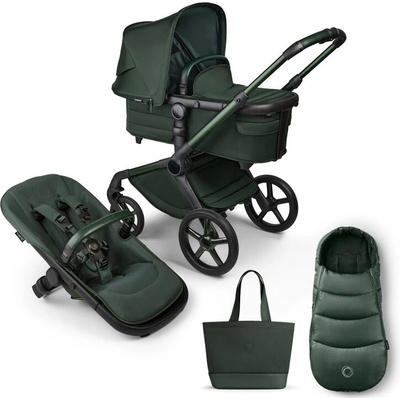 BUGABOO kompletný s príslušenstvom Fox 5 Midnight green 2024