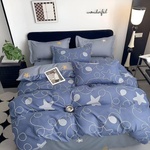 Johnny Home Спален комплект Johnny Home - S18484 , 6 части, двулицев, 180 x 200 cm, син/сив (S18484)