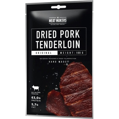 The Meat Makers Dried Pork Tenderloin Original 100 g
