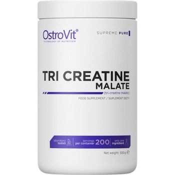 Image 1 of OstroVit Tri Creatine Malate Powder [500 грама] Неовкусен