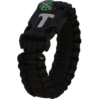 GT-550 Paracord náramek 5v1 černá – Zbozi.Blesk.cz