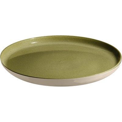 Emile Henry Керамична чиния Ø 28 - цвят зелен / екрю (eh 8928-v0)