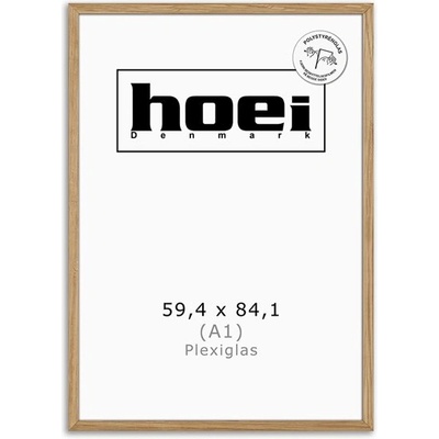 hoei Massивна рамка от дъб за снимки и плакати 59, 4 x 84, 1 - A1 PLE x cm (803009059084)