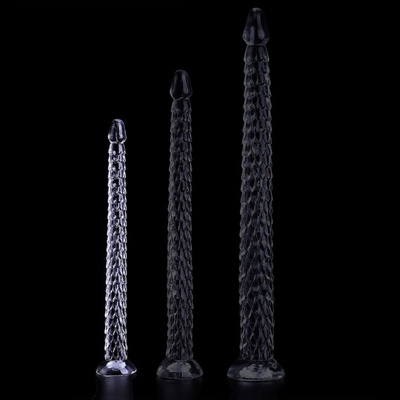 Armak S long transparent dildo 38 x 3,5 cm