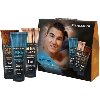 Dermacol Men Agent Gentleman Touch sprchový gél 3v1 250 ml