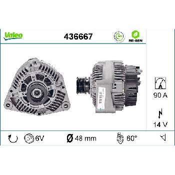 Alternátor VALEO 436667