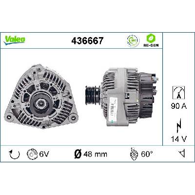 Alternátor VALEO 436667