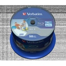 Média pro vypalování Verbatim BD-R SL 25GB 6x, printable, spindle, 50ks (43812)