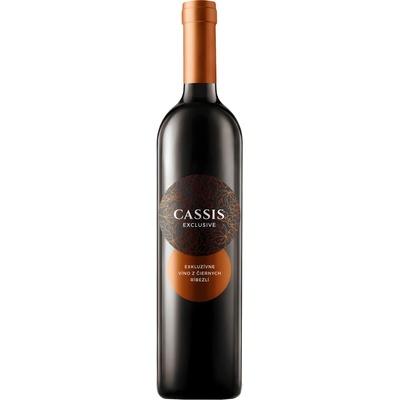 Château Topoľčianky Cassis Exclusive 12,5% 0,5 l (čistá fľaša)