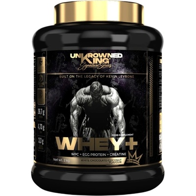 UnKrowned King by Kevin Levrone Whey+ Protein | with WPC, Egg Protein & Creatine [2000 грама] Бял шоколад с кокос
