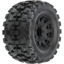 Pro-Line koleso 3.8" pneu Badlands MX38 HP Belted disk Raid H17 čierny 2