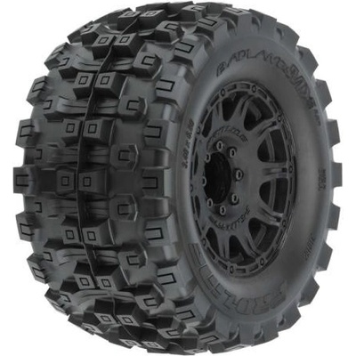 Pro-Line koleso 3.8" pneu Badlands MX38 HP Belted disk Raid H17 čierny 2