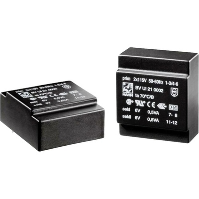 Hahn BV UI 21 0011 transformátor do DPS 1 x 230 V 1 x 3 V/AC 1.0 VA