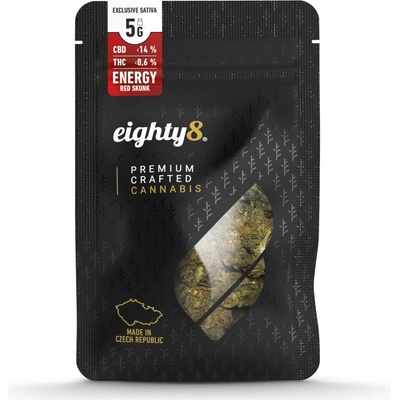 Eighty8 CBD Kvety - Red Skunk ENERGY 3g