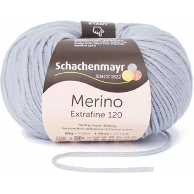 Schachenmayr Merino extrafine 120 Stříbrošedá 10192