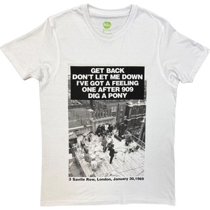 The Beatles Rooftop Songs White XL Риза (BEATTEE418MW04)