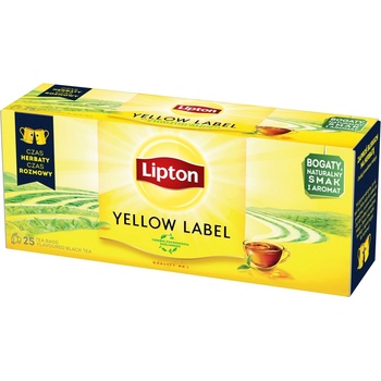 LIPTON Yellow Label serv černý čaj 25 x 2 g