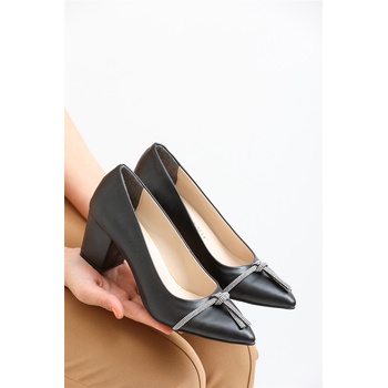 Johns Athletic Дамски елегантни обувки с малки камъчета cv158 - Черни #363261 (363261_Черно)