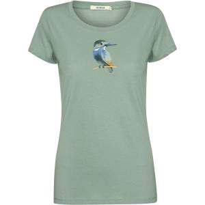 GreenBomb Дамска тениска Greenbomb Women's Bird Look Loves T-Shirt - Pale Green - размер XS (916-6998-0111)