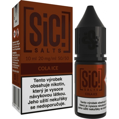 Sic!Salts Salt Cola Ice 10 ml 20 mg